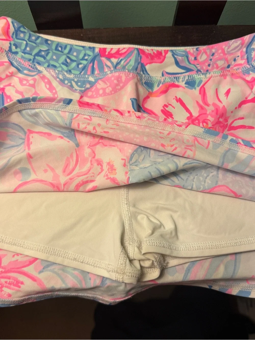 Lilly Pulitzer kids’ Mini Aila Luxletic skort - Pink Isle print